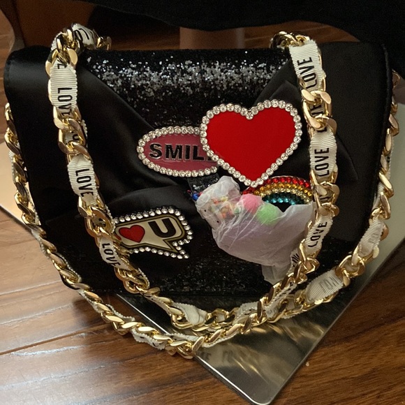 🆕 Aldo I love you rainbow sequin party bag - Picture 5 of 12